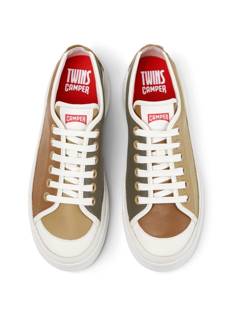 [カンペール] TWINS / レザースニーカー CAMPER カンペール シューズ・靴 スニーカー ブラウン【送料無料】[ Fashion]