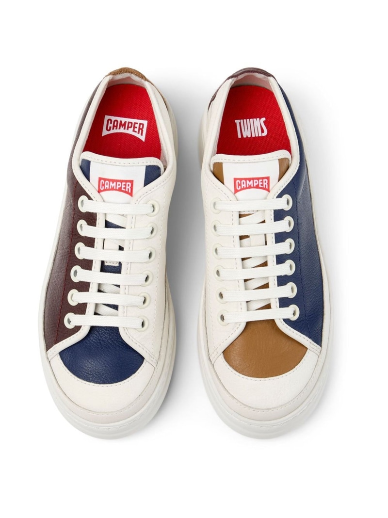 【SALE／35%OFF】[カンペール] TWINS / レザースニーカー CAMPER カンペール シューズ・靴 スニーカー ブルー【RBA_E】【送料無料】[ Fashion]