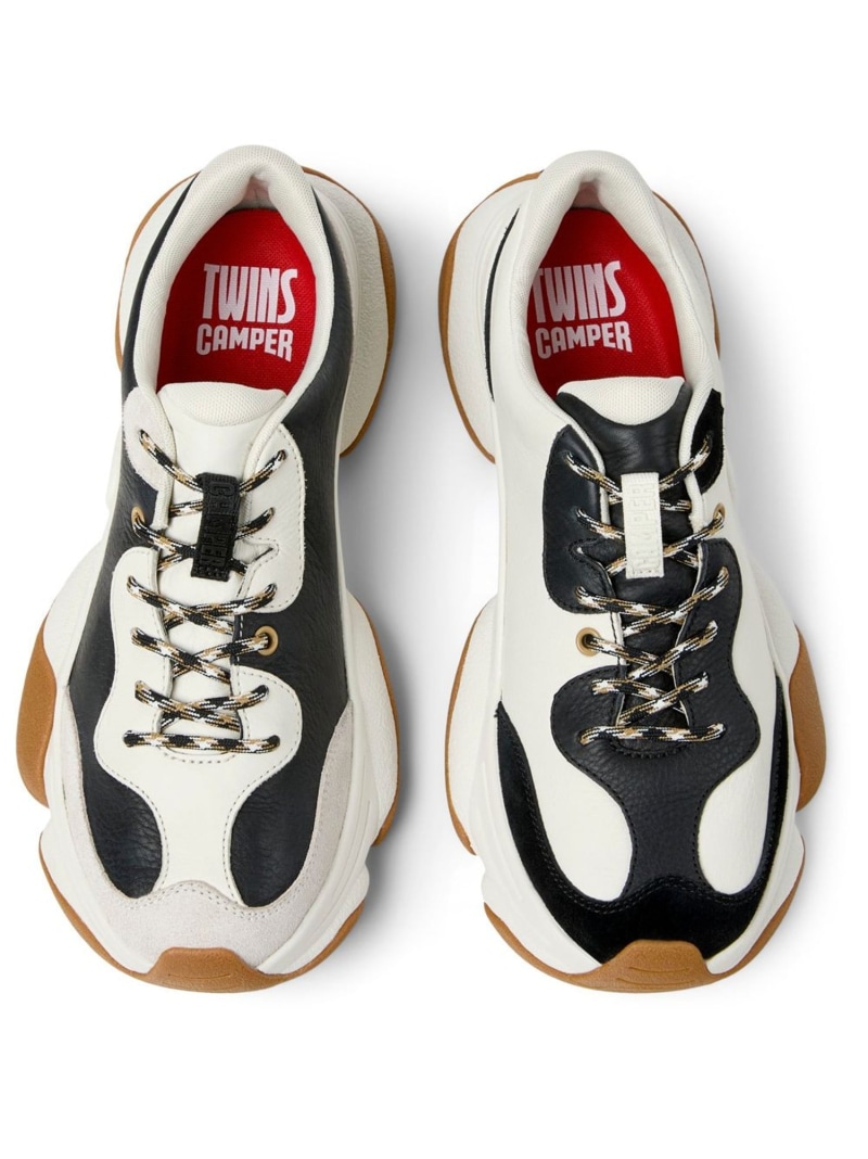 [カンペール] TWINS / なめし革スニーカー CAMPER カンペール シューズ・靴 スニーカー 白いこと【貨物輸送無料】[ Fashion]