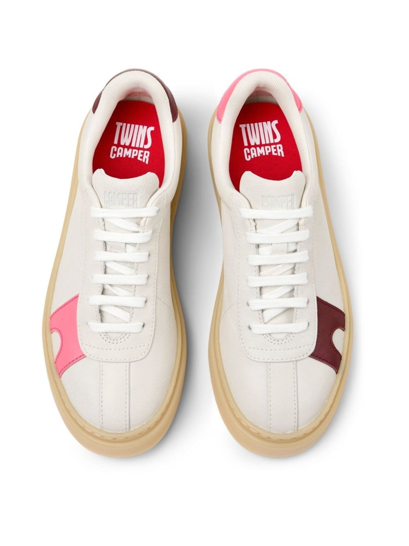 [カンペール] TWINS / レザースニーカー CAMPER カンペール シューズ・靴 スニーカー ホワイト【送料無料】[ Fashion]