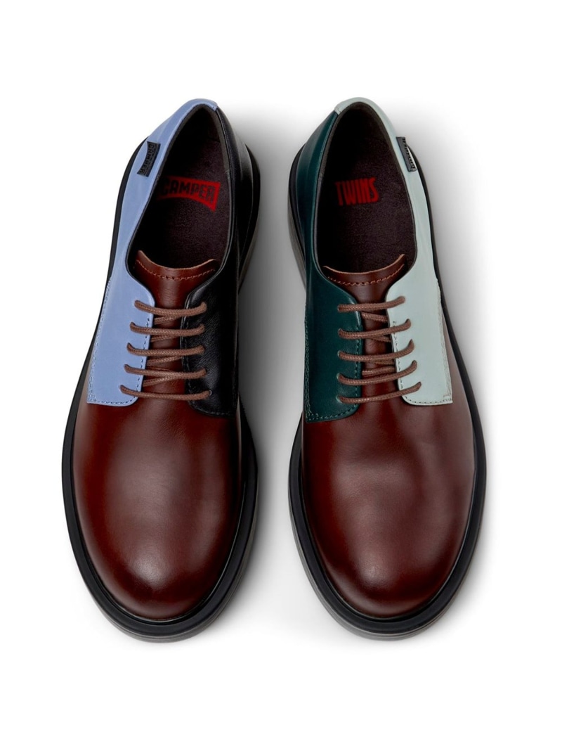 【美品✨】Camper TWINS フロントリングジップシューズ　本革　24cm 美品✨】Camper TWINS フロントリングジップシューズ 本革 24cm Twins