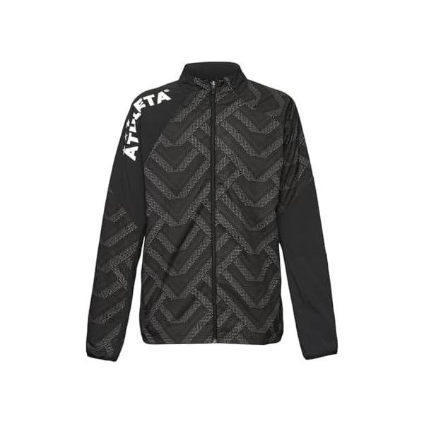 アスレタ(ATHLETA) 裏地付き添い人ストレッチウインドジャケット Jr. 黒いこと(70) 02415J スポーツ・アウトドア-サッカー・フットサル-その他