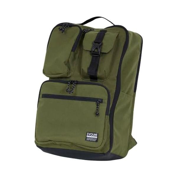 スボルメ(SVOLME) マルチポケットバックパック25L 1241-27720 無償性大きさ カーキ