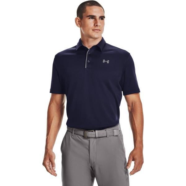 アンダーアーマー(UNDER ARMOUR) ゴルフ ポロシャツ テックポロ 1290140 メンズ Mネイビー/グラファイト