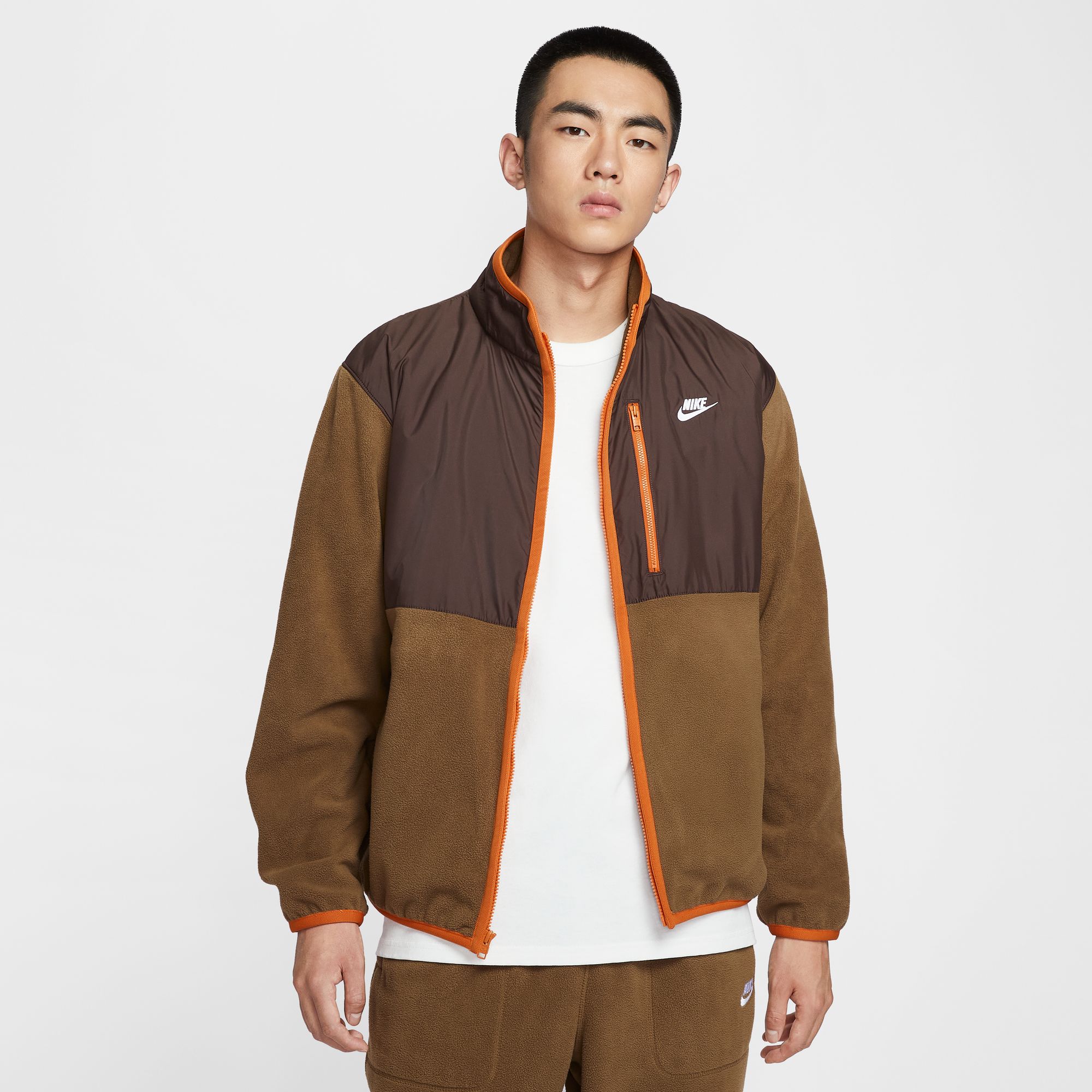 【特別価格】ナイキ(NIKE) ウィンタライズド フルジップ ジャケット MOSSWOOD BROWN/BAROQ(235) IM9453