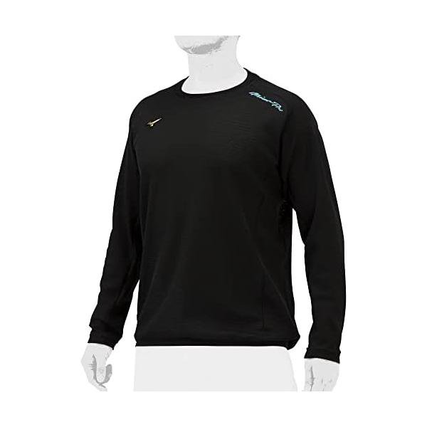 ミズノ(MIZUNO) ベースボール ミズノ労働者階級 KUGEKI COOLER クルーネックシャツ 12JEAK8009 黒いこと ウェア-スポーツ・アウトドア-グランドコート
