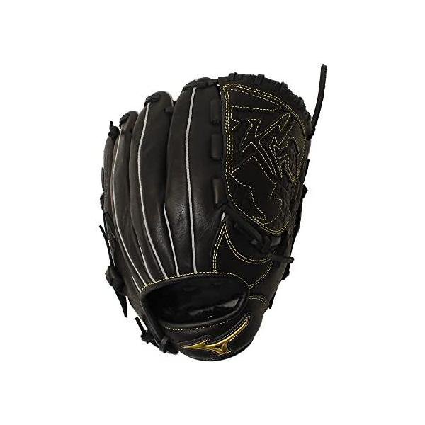 ミズノ(MIZUNO) Jr. ソフトボール用 プロモデル 投手用 前田健太モデル Mサイズ 1AJGS18900 09 ブラック