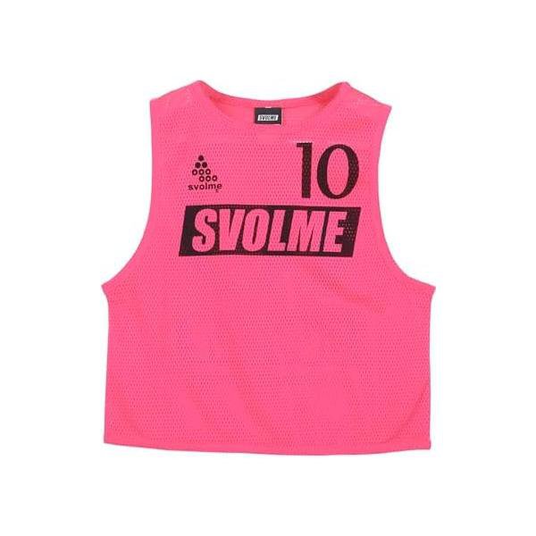 スボルメ(SVOLME) JrビブスU8 10枚SET サクラ色(070) 23-01529