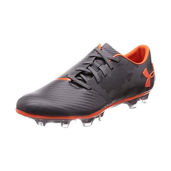 アンダーアーマー(UNDER ARMOUR) サッカースパイク マグネティコ プレミアHG スポットライトBL HG 土グラウンド用 3021797 グラファイト/マグマオレンジ