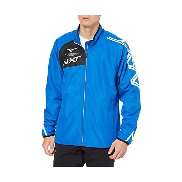 ミズノ(MIZUNO) N-XT ブレスサーモ ウォーマージャケット 吸湿熱のある状態 防風 撥水 32JE2740 P青み×黒いこと