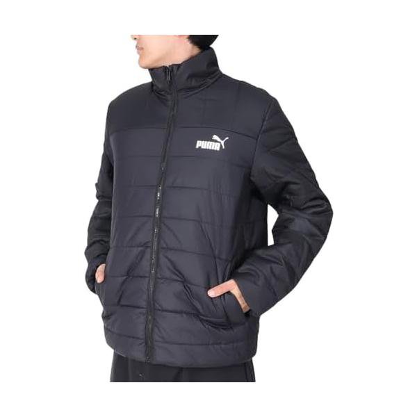 プーマ(PUMA) ブルゾン ESS+ パデッドジャケット 蓄熱 防風 防水 672412 メンズ ブラック(01)