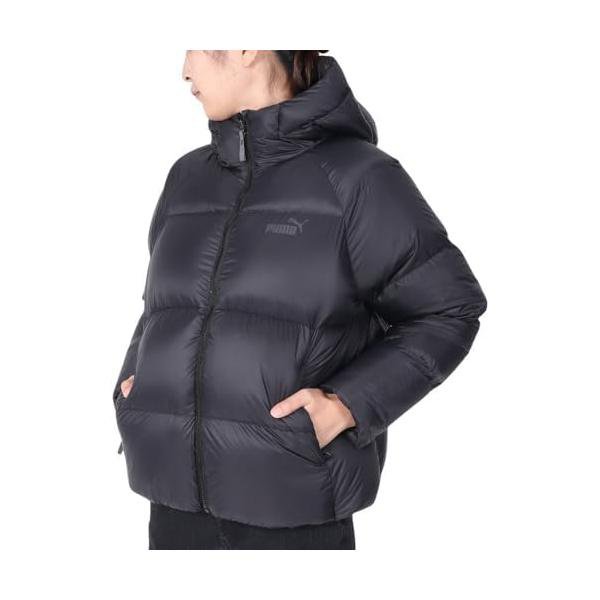 プーマ(PUMA) ウルトラダウン パファージャケット フード 撥水 防風 保温 678342 レディース ブラック