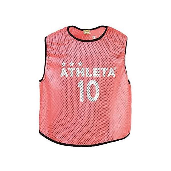 アスレタ(ATHLETA) Jr. 蹴球 フットサル ビブス10枚仕掛ける B-003J PNK JF その他-サッカー・フットサル