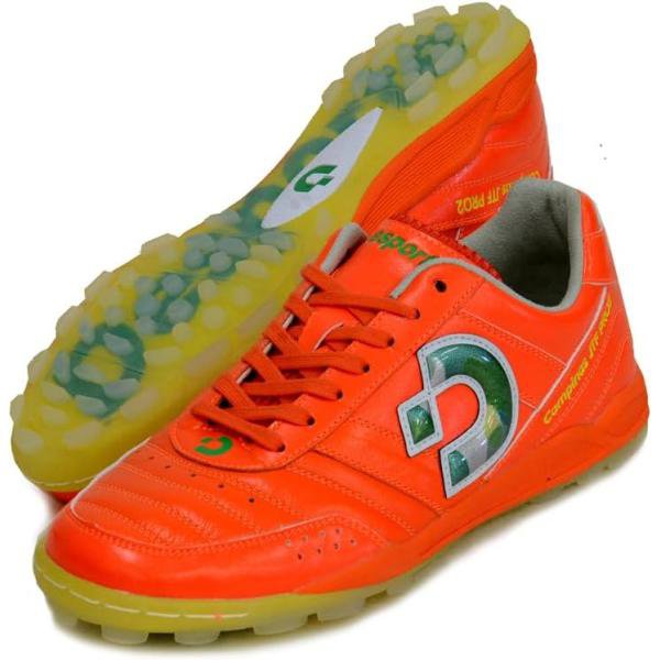 デスポルチ(Desporte) フットサルシューズ カンピーナスJTF PRO II LTD Pオレンジ/KGカモ 26cm