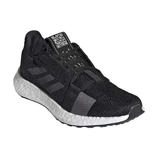 アディダス(adidas) SenseBOOST GO W 駈けっくらシューズ F33906 C黒いこと/薄墨色F/R白いこと