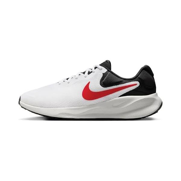 ナイキ(Nike) ランニングシューズ レボリューション7 FB2207 ホワイト/ファイヤーレッド/ブラック(102)