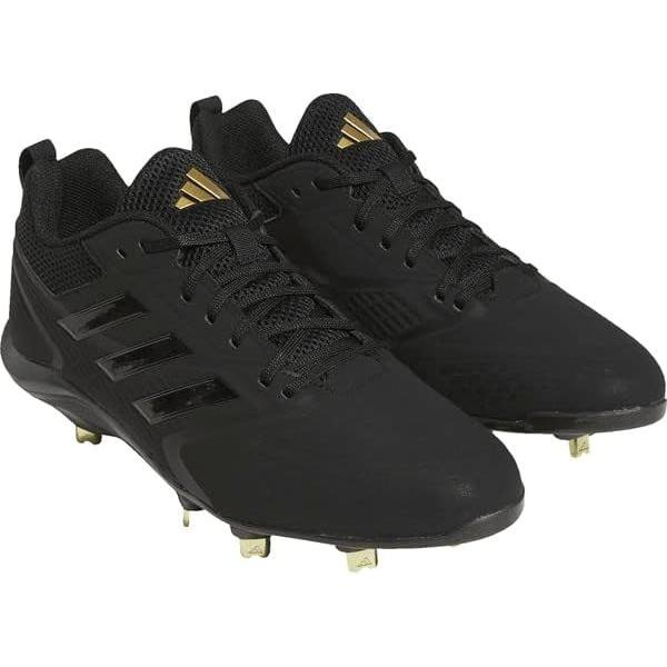 アディダス(adidas) 野球 金歯スパイク スタビル 5 ロー GV9373 コアブラック/コアブラック/ゴールドメタリック｜カンピスタ