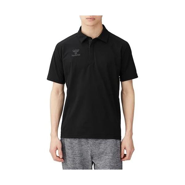 ヒュンメル(hummel) 半袖ポロシャツ メンズ HAP3061 ブラック