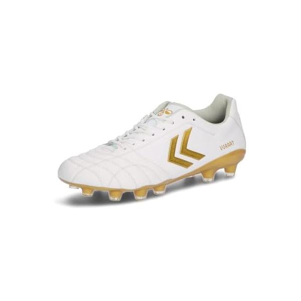 ヒュンメル(hummel) サッカースパイク ヴォラート3プロ スーパーワイド HAS1244R ホワイト/ゴールド