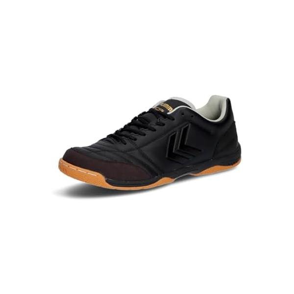 ヒュンメル(hummel) フットサルシューズ アピカーレ5 SL WIDE PG HAS5129 黒いこと×ゴールド(9038) サッカー・フットサル-その他-スポーツ・アウトドア