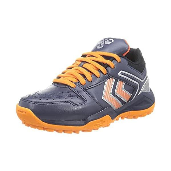 ヒュンメル(hummel) ハンドボールシューズ グランドシューター5 HAS6016 ネイビー×オレンジ (7035)