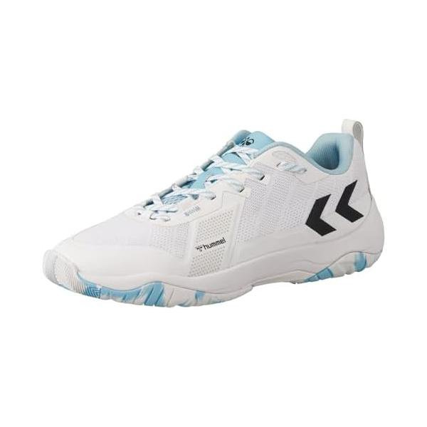 ヒュンメル(hummel) ハンドボールシューズ KOMET POWER 3.0 HAS8043-1054 白いこと×M緑であること