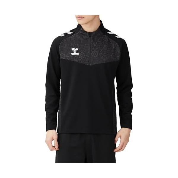 ヒュンメル(hummel) 長袖 PROトレーニングハーフジップトップ メンズ HAT4075-90 ブラック 8,332円