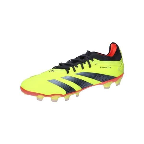 アディダス(adidas) サッカースパイク プレデター24 プロ HG/AG Tイエロー/Cブラック/Sレッド(IG7732)