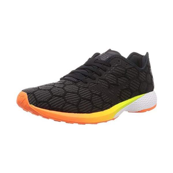 ミズノ(MIZUNO) ランニングシューズ ウエーブエアロ 18 J1GA203609 ブラック×ブラック×オレンジ 2E