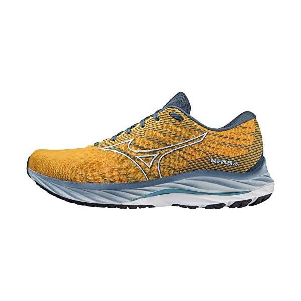 ミズノ(MIZUNO) ランニングシューズ ウエーブライダー26 軽量 J1GC220407 オレンジ/ホワイト/グレー 4E 13,150円