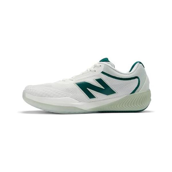 ニュー平衡にする(New Balance) 庭球シューズ オール厚地の外套 フューエルセル MCH996 メンズ 白いこと/緑であること