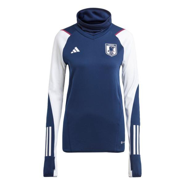 アディダス(adidas) サッカー日本女子代表 TIRO23 プロ ウォームトップ レディース MKD61-HT2024 青/白