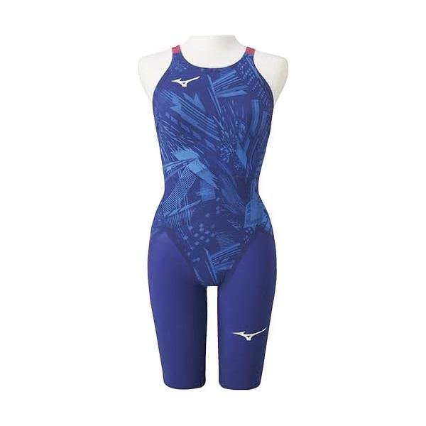 ミズノ(MIZUNO) スピード競技用競泳海水着 レディース GXソニック V ST 二分の一背広 N2MG0701 青碧