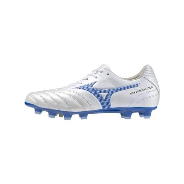 ミズノ(MIZUNO) サッカースパイク モナルシーダネオ3プロ 幅広 P1GA242325 ホワイト×ブルー 3E|カンピスタ