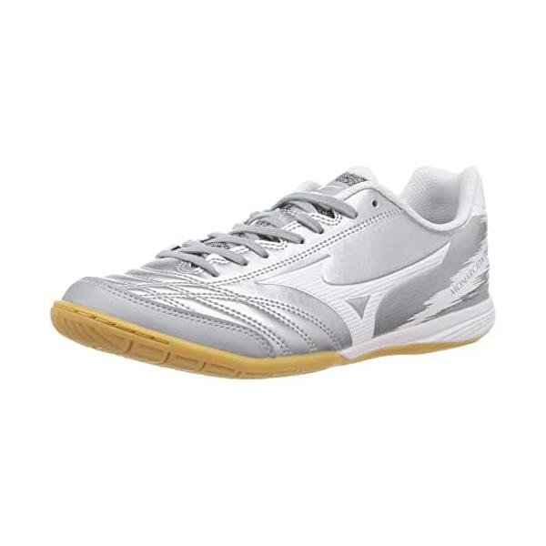 ミズノ(MIZUNO) フットサル モナルシーダ NEO SALA PRO IN Q1GA212103 しろがね色×白いこと 2E