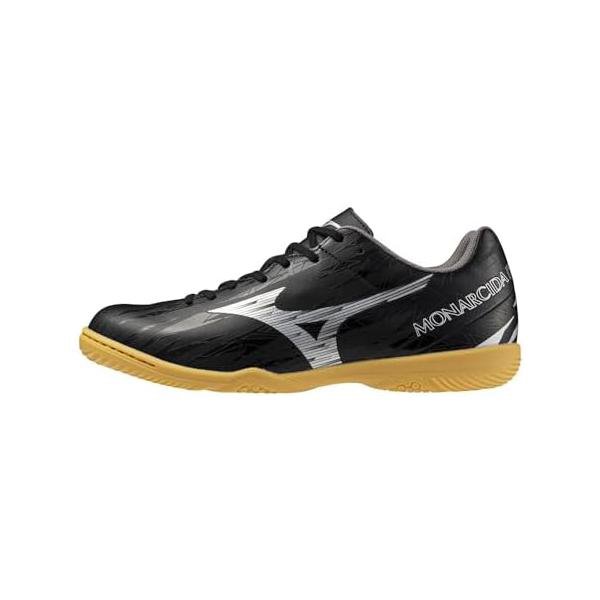 ミズノ(MIZUNO) フットサルシューズ モナルシーダネオサラクラブIN Q1GA242800 黒いこと×しろがね色 3E