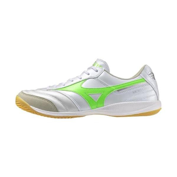 ミズノ(MIZUNO) フットサルシューズ モレリア サラ ELITE IN Q1GA251237 パール×N緑であること 2E サッカー・フットサル-その他-スポーツ・アウトドア