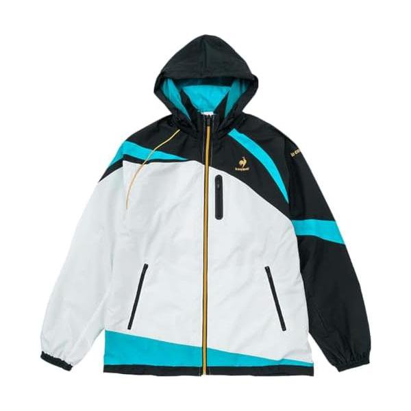 ルコックスポルティフ(le coq sportif) 陳列箱上衣 QTUWJF30SN 黒いこと/緑であること