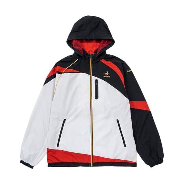 ルコックスポルティフ(le coq sportif) 陳列箱上衣 QTUWJF30SN 黒いこと/赤いこと