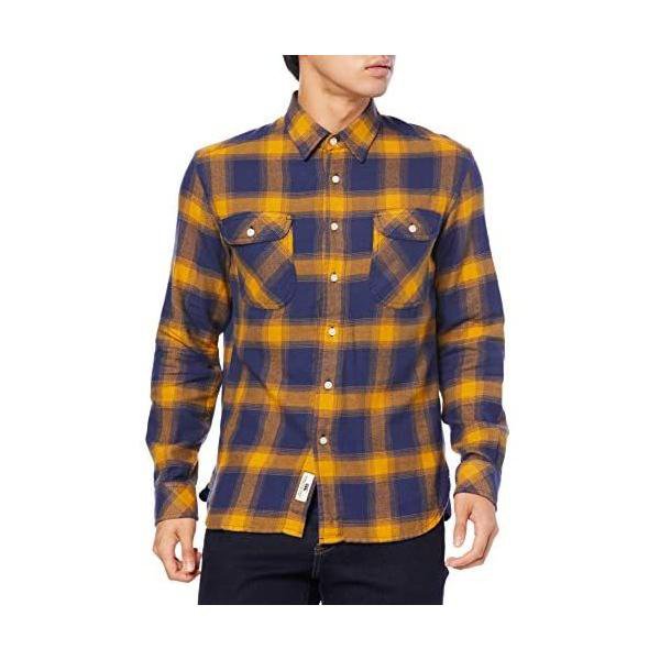 カンタベリー(Canterbury) マドラスチェックシャツ Mサイズ L/S MADRAS CHECK W RA40579 メンズ 32