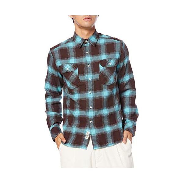 カンタベリー(canterbury) シャツ 長袖 MADRAS CHECK W メンズ RA40579 60 ブラウン