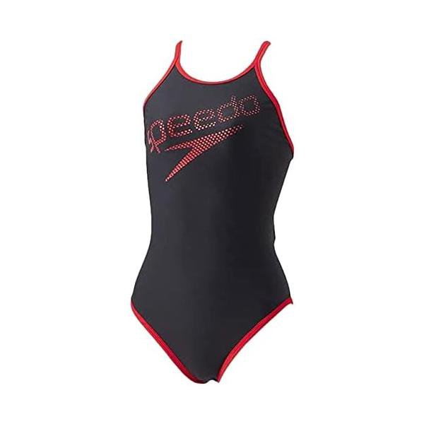 素早さ(Speedo) 競泳用形づくる水泳着 スタックターンズスーツ STW02001 レディース 黒いこと/赤いこと