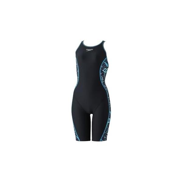 スピード(Speedo) 競泳用トレーニング水着 サイドフェリシタシオンターンズニースキン STW12401 グレイ/ブルー｜カンピスタ