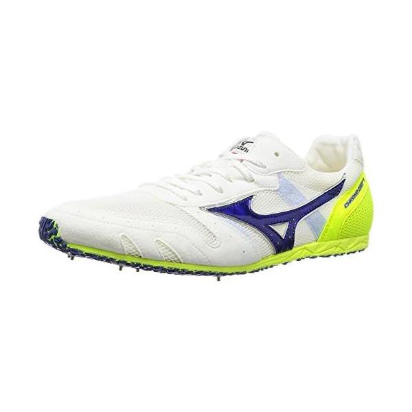 ミズノ(MIZUNO) 陸上スパイク クロノディスト7 長距離 U1GA1603 ホワイト/ブルー/Fイエロー