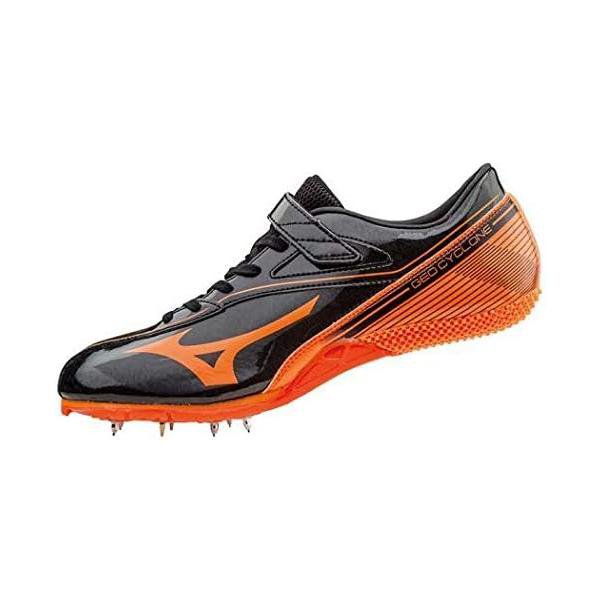ミズノ(MIZUNO) 陸上スパイク ジオサイクロン 短距離 U1GA171554 54 ブラック/オレンジ