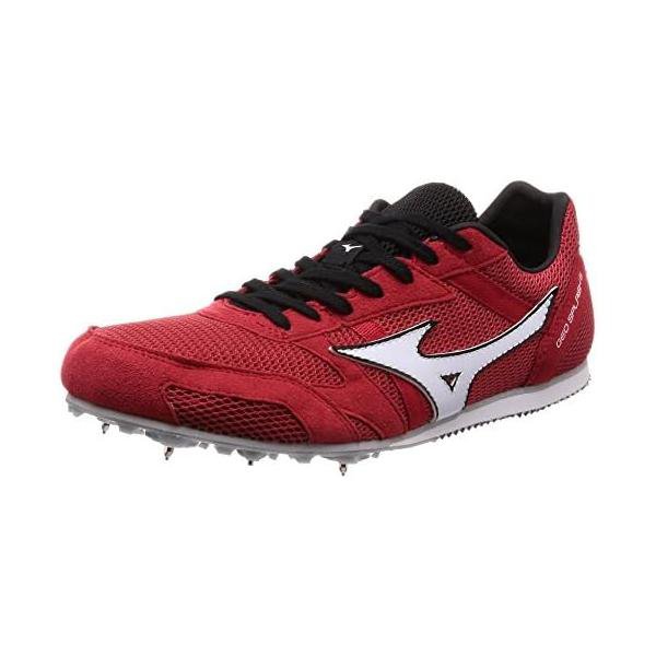 ミズノ(MIZUNO) 陸上スパイク ジオスプラッシュ6 中・長距離 U1GA181401 レッド×ホワイト×ブラック