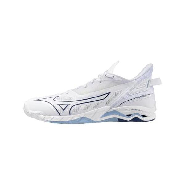 ミズノ(MIZUNO) ハンドボールシューズ 縮くれるミラージュ5 X1GA235097 白いこと×米国海軍