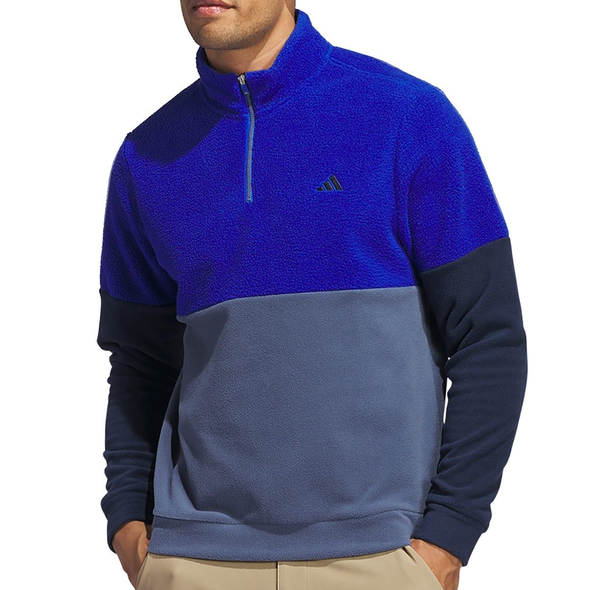 楽天市場】アディダス 保温 フリース カラーブロック 長袖プルオーバー