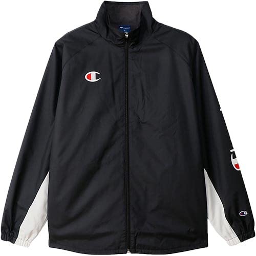 チャンピオン(Champion) ウィンドブレーカージャケット 長袖 保温 撥水 防風 メンズ ブラック C3-USC15-090｜カンピスタ