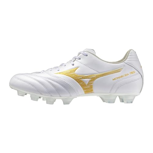 ミズノ(MIZUNO) 蹴球 スパイク モナルシーダNEO3 SW 白いこと×ゴールド P1GA262450